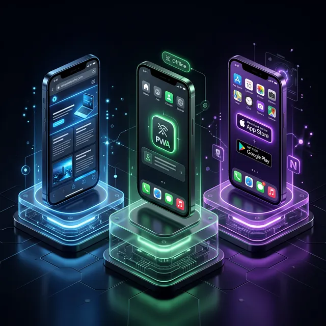 Les 3 approches techniques pour le mobile