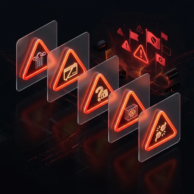 Les red flags à surveiller chez un prestataire